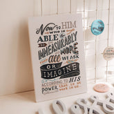 Words That Inspire: Now to Him Who Is Able Decoposter